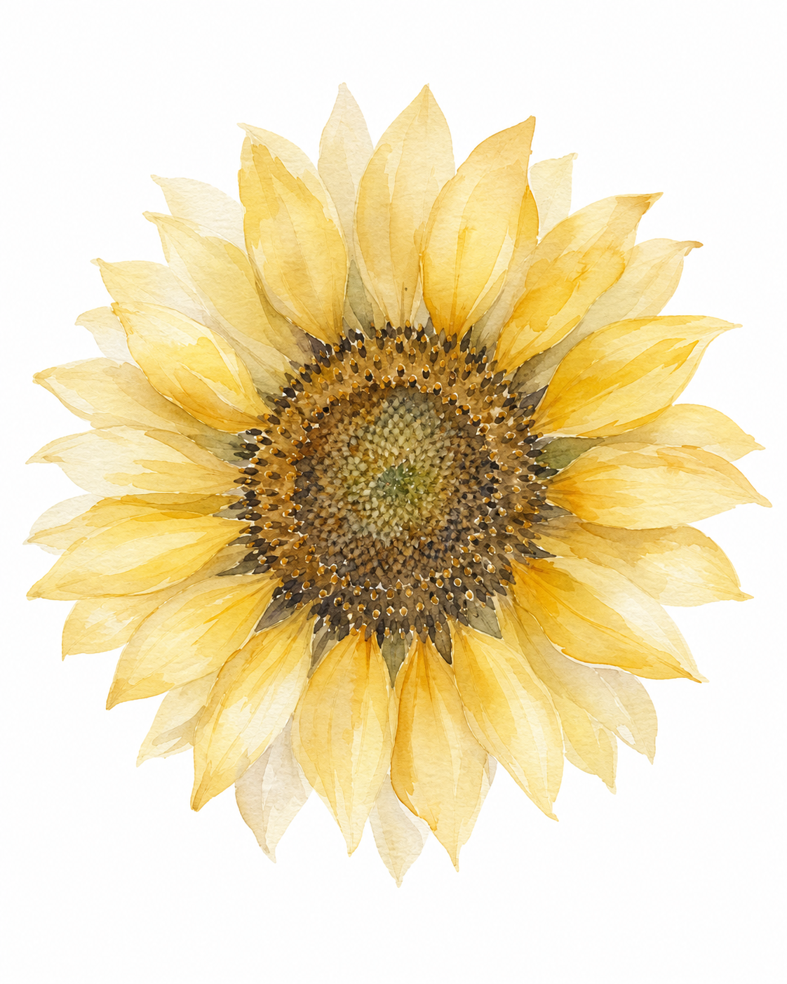 Sunflower Watercolor